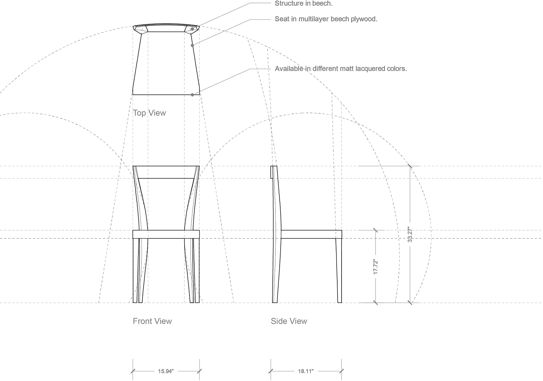 Gio Ponti Livia Chair study