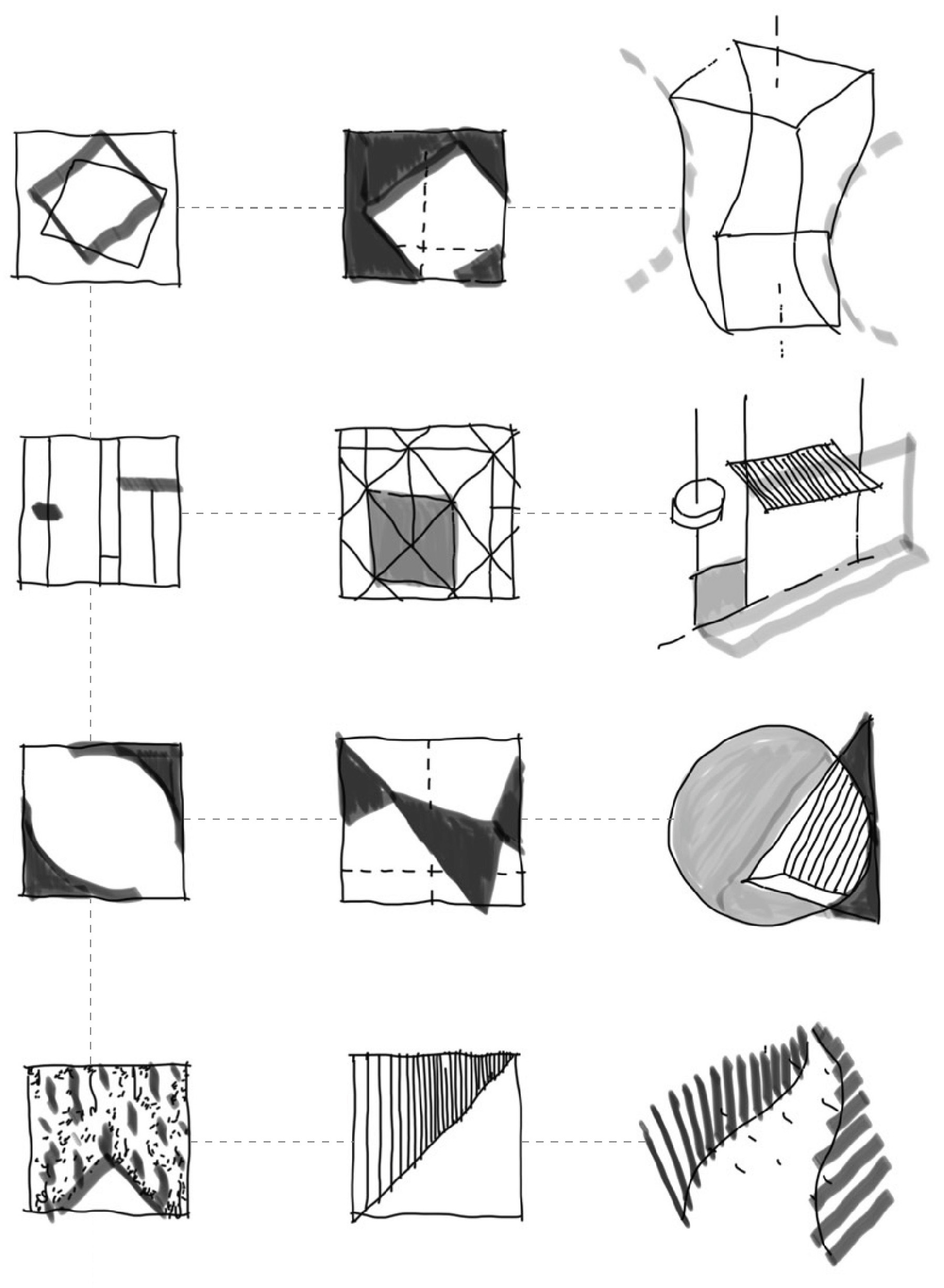 Spatial principle extraction diagram