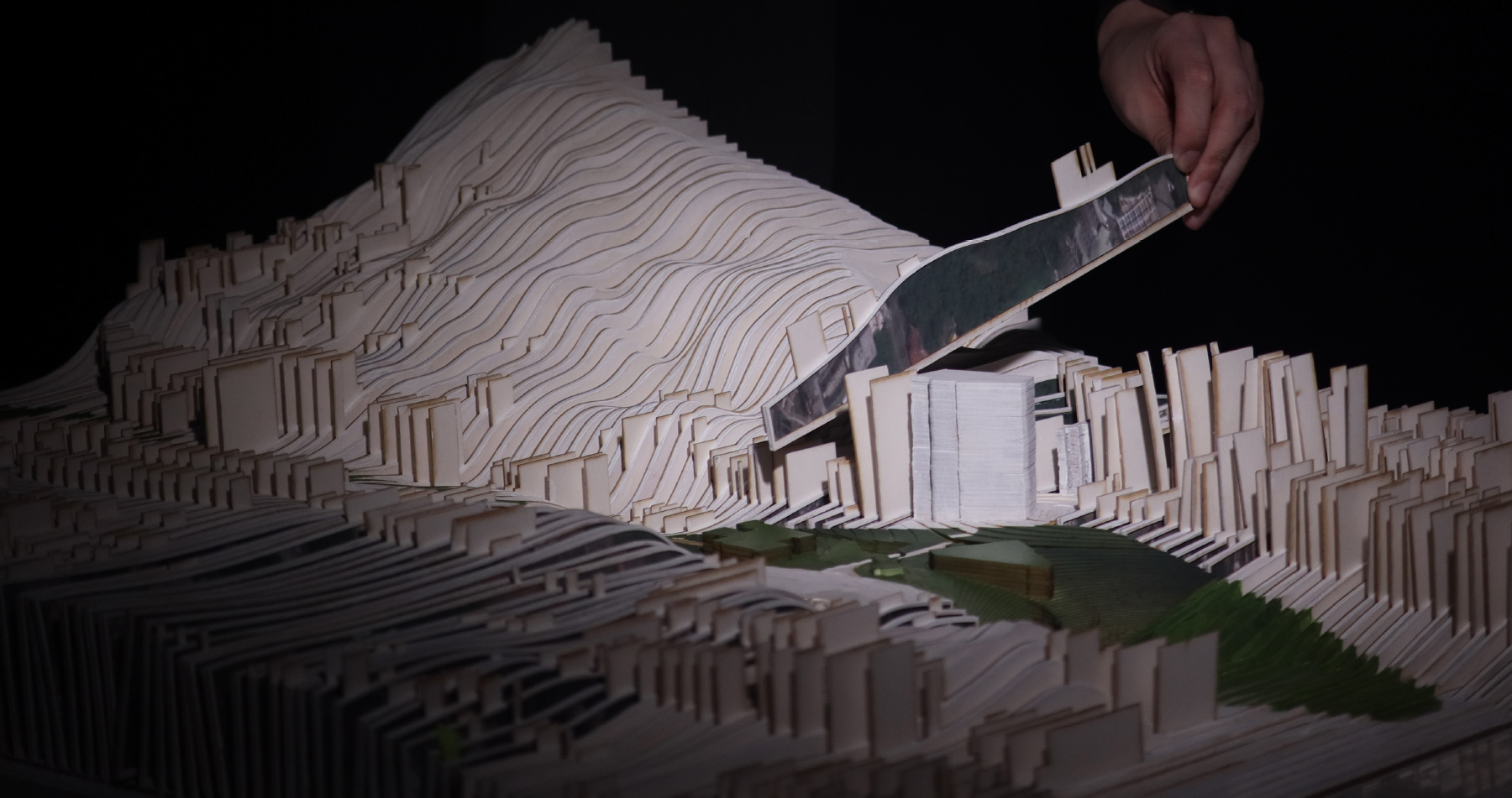 1:800 overview section model